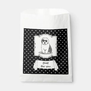 Sachets En Papier Cool Vieux Chien à mouton anglais (Grey 1) Mignonn