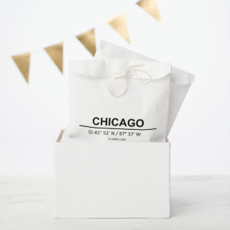 Sachets En Papier Coordonnées Chicago
