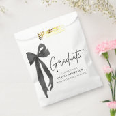 Sachets En Papier Coquette Black Bow moderne Graduate Graduate (Scellé)