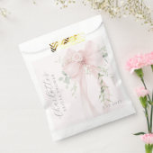 Sachets En Papier Coquette Bow Greenery Bridal Shower (Scellé)