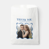 Sachets En Papier Coquette Curvy Ribbon Retro Mariage (Devant)