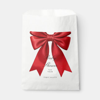 Sachets En Papier Coquette rose Baby shower de la ceinture fille Fav