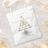 Sachets En Papier Coquillages et verre de mer Noël côtier (Coupé)