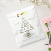 Sachets En Papier Coquillages et verre de mer Noël côtier (Scellé)