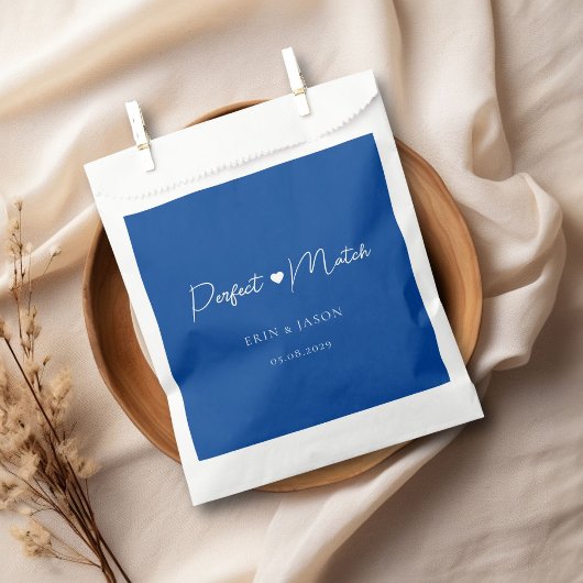 Sachets En Papier Correspondance parfaite ! Bleu, Élégant, Simple