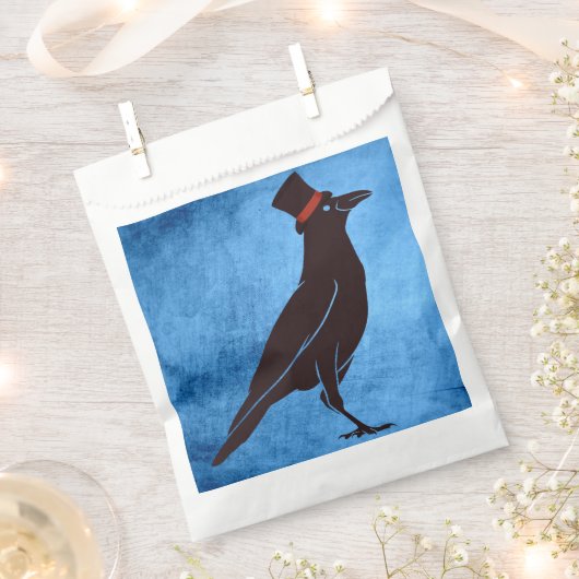 Sachets En Papier Corvids - Tophat Blackbird Raven (Coupé)