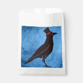 Sachets En Papier Corvids - Tophat Blackbird Raven (Devant)