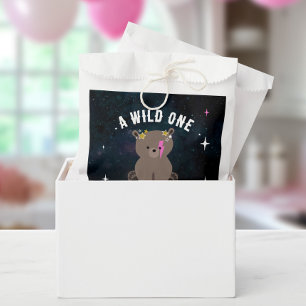 Sachets En Papier Cosmic Cub Sleepy Wild One Rose Girl Baby shower