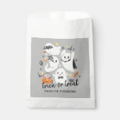Sachets En Papier Costume mignon Éffrayant Fantôme Citrouille Hallow (Devant)