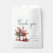 Sachets En Papier Cosy Winter Rowan bouquet Mariage (Devant)
