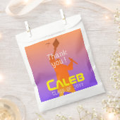 Sachets En Papier Coucher de soleil vibrant Dégradé moderne Tech (Coupé)