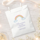 Sachets En Papier Couleur d'eau douce arc-en-ciel Baby shower neutre (Coupé)