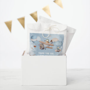 Sachets En Papier Couleur d'eau mignonne avion Boy fête d'anniversai