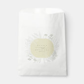 Sachets En Papier Couleur Eucalyptus Tones Wreath Jaune ID901 (Devant)