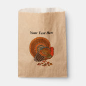 Sachets En Papier Couleurs d'automne Turquie Feuilles Thanksgiving (Devant)