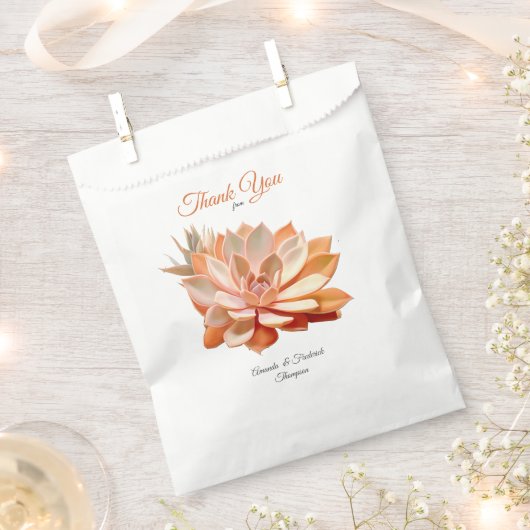 Sachets En Papier Couleurs Succulentes de broyage d'abricot (Coupé)