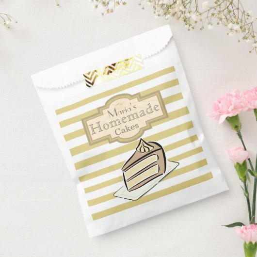 Sachets En Papier Coupe de gâteau personnalisée (Scellé)