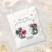 Sachets En Papier Couple de ratons laveurs (Coupé)