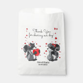 Sachets En Papier Couple de ratons laveurs (Devant)