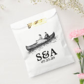 Sachets En Papier Couple en canoë (Scellé)