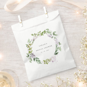 Sachets En Papier Couronne florale de lilas pour jardin de cottage e