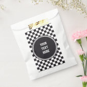 Sachets En Papier Course de voiture / Motif d'échecs + votre backgr. (Scellé)