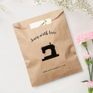 Sachets En Papier Cousu avec amour Coudre Machine Artisanat