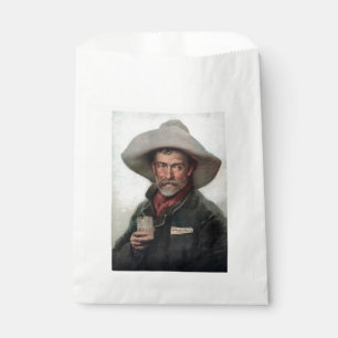 Sachets En Papier Cow-boy Ranchero Espagnol dans un Saloon du Far We
