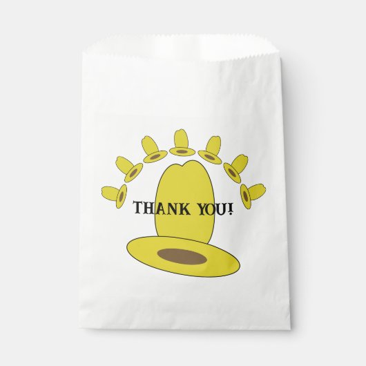 Sachets En Papier Cowboy Casquette fête d'anniversaire (Devant)