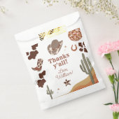 Sachets En Papier Cowboy Rodeo anniversaire Wild West Merci (Scellé)