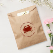 Sachets En Papier Crabe | Boule de fruits de mer personnalisable (Scellé)