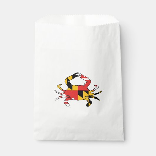 Sachets En Papier Crabe du Maryland (Devant)