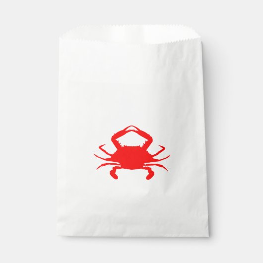 Sachets En Papier Crabe rouge (Devant)