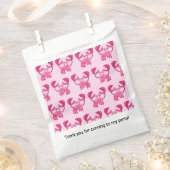 Sachets En Papier Crabes fête d'anniversaire Pink Sea Creator (Coupé)