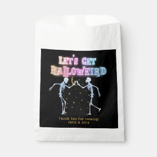 Sachets En Papier Crânes Néon Halloween Halloweird Squelettes Danseu