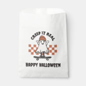 Sachets En Papier Creep it Real Skateboard Ghost Happy Halloween (Devant)