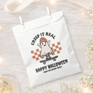 Sachets En Papier Creep it Real Skateboard Ghost Happy Halloween