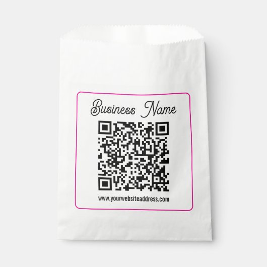 Sachets En Papier Créez instantanément un code QR scannable pour vot (Devant)