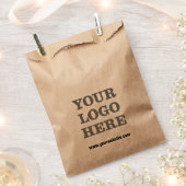 Sachets En Papier Créez votre propre logo (Coupé)