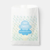 Sachets En Papier Crème de glace 2ème anniversaire (Devant)