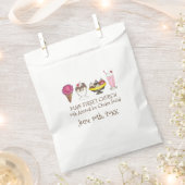 Sachets En Papier Crème glacée Social Favoriser Banana Split Sundae  (Coupé)