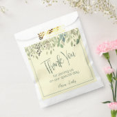 Sachets En Papier Crème moderne & Eucalyptus Mariage Favor Sac (Scellé)