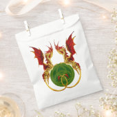 Sachets En Papier Crescent Céleste Lune Et Dragons (Coupé)