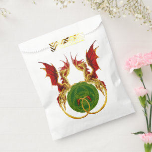 Sachets En Papier Crescent Céleste Lune Et Dragons