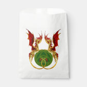 Sachets En Papier Crescent Céleste Lune Et Dragons (Devant)