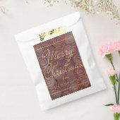 Sachets En Papier Crimson de Noël et or (Scellé)