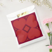 Sachets En Papier Crimson Hearts et Motif de diamant (Scellé)