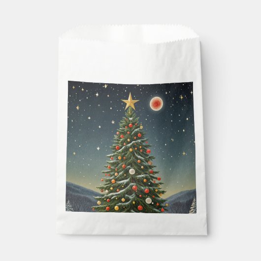 Sachets En Papier Crimson Noel (Devant)