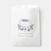 Sachets En Papier Cristaux de lune Fleurs Boho Mariage métaphysique (Devant)