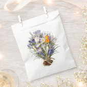 Sachets En Papier Crocus Spring Flower Botanique Floral Art (Coupé)